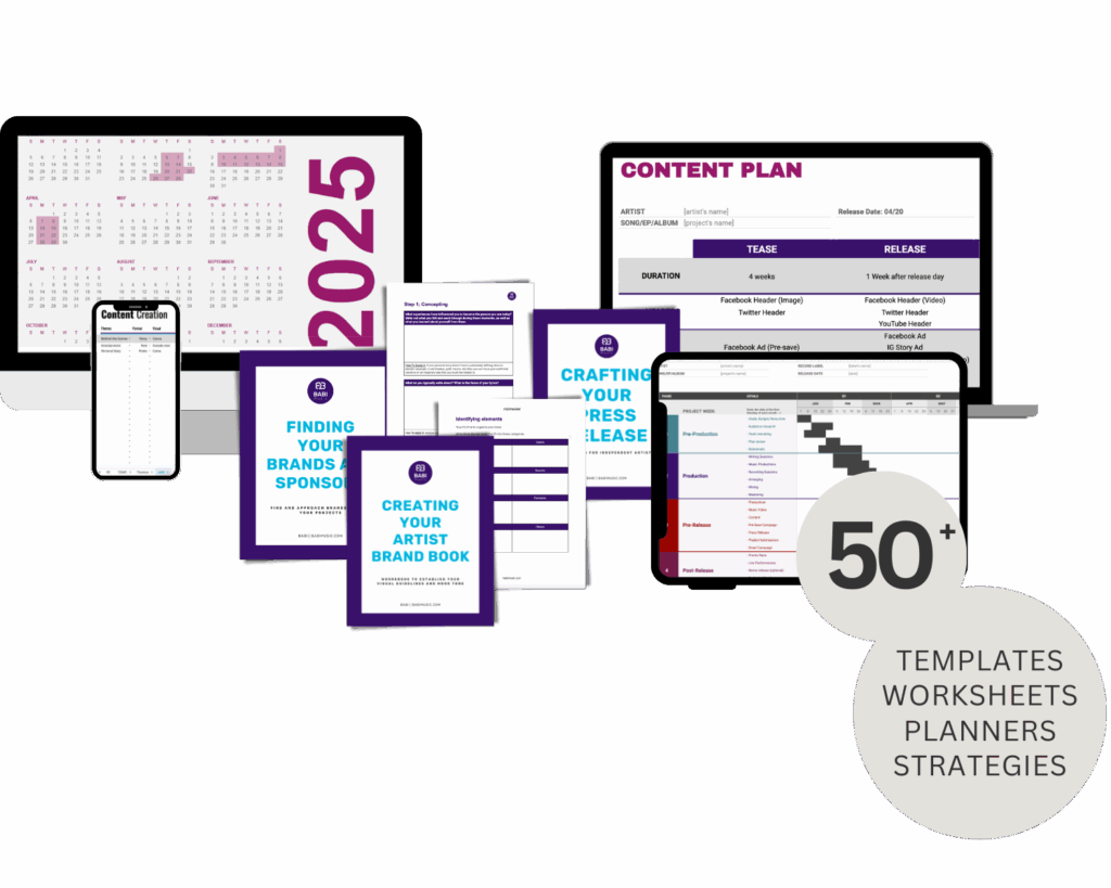 The Pro Independent Artist Blueprint Tools